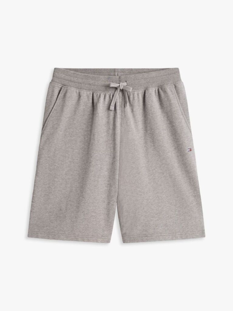 Grey Flag Embroidery Sweat Bermuda Shorts  Men