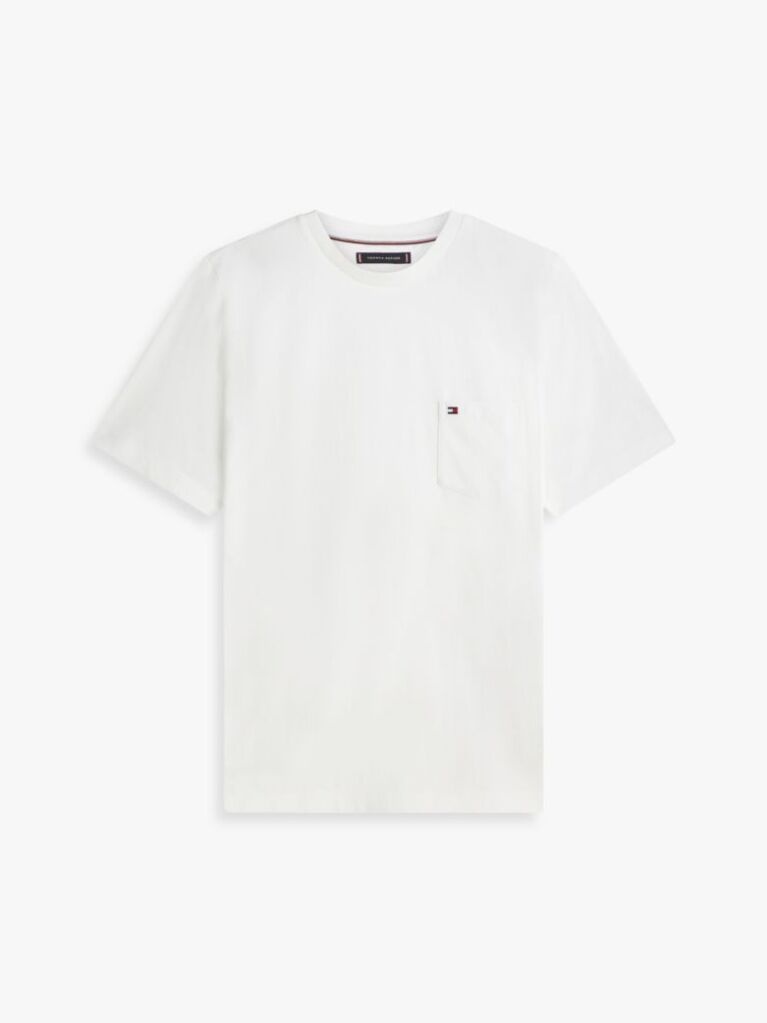 White Patch Pocket T-Shirt  Men