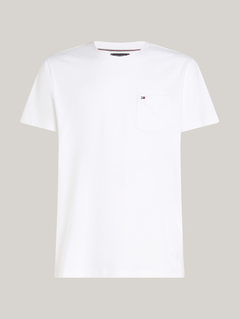White Patch Pocket T-Shirt  Men