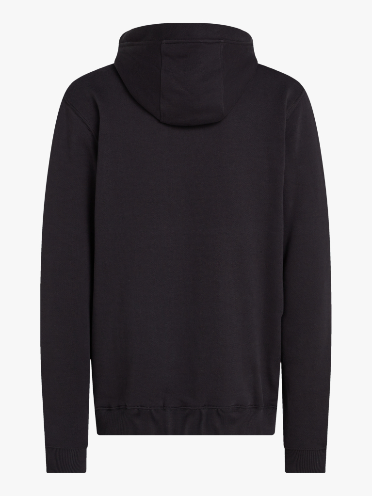 Black Contrast TH Monogram Embroidery Hoody  Men