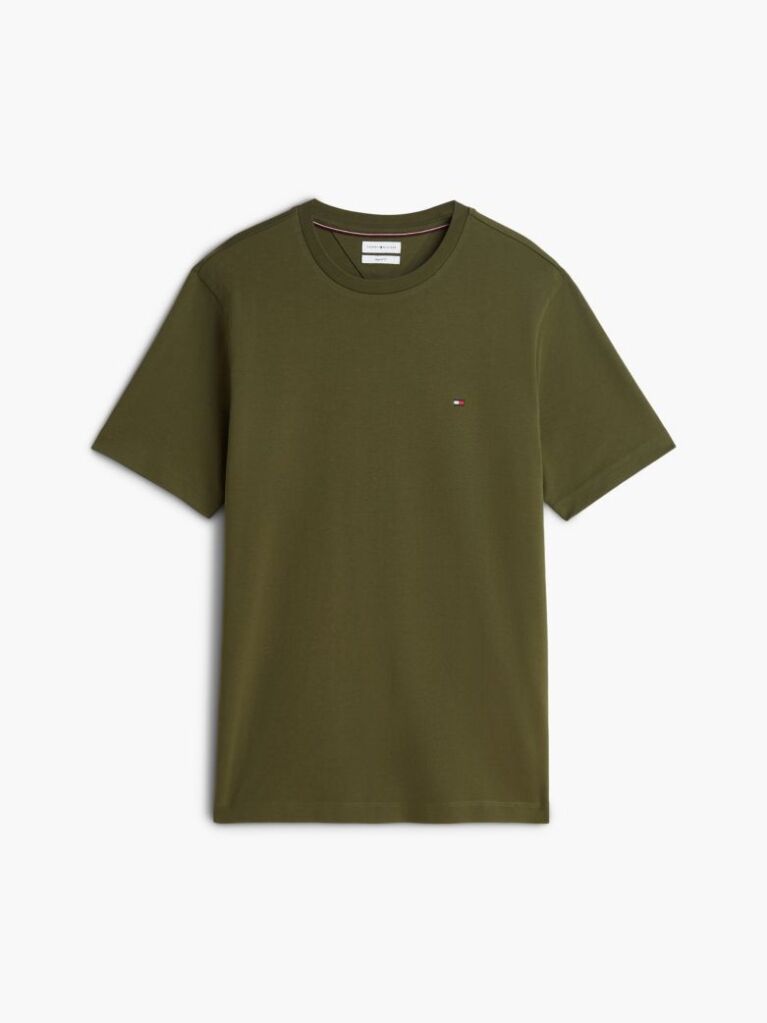 Πράσινο Interlock Πλεκτό T-Shirt  Άνδρες