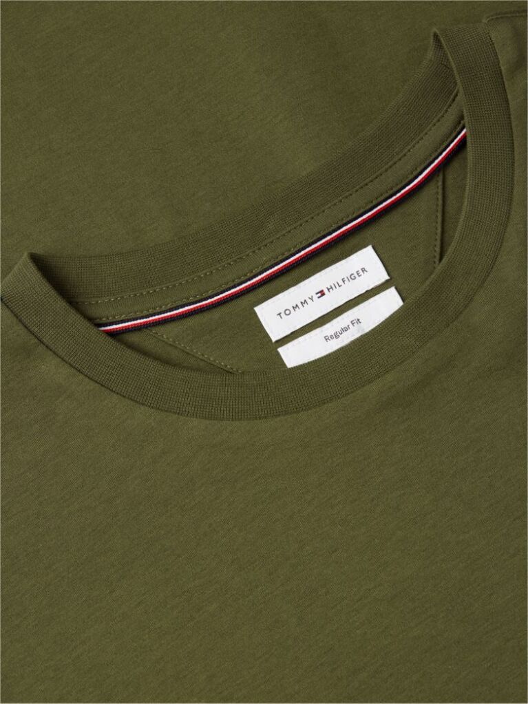 Πράσινο Interlock Πλεκτό T-Shirt  Άνδρες