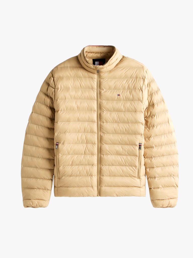 Beige Packable Recycled Jacket  Men