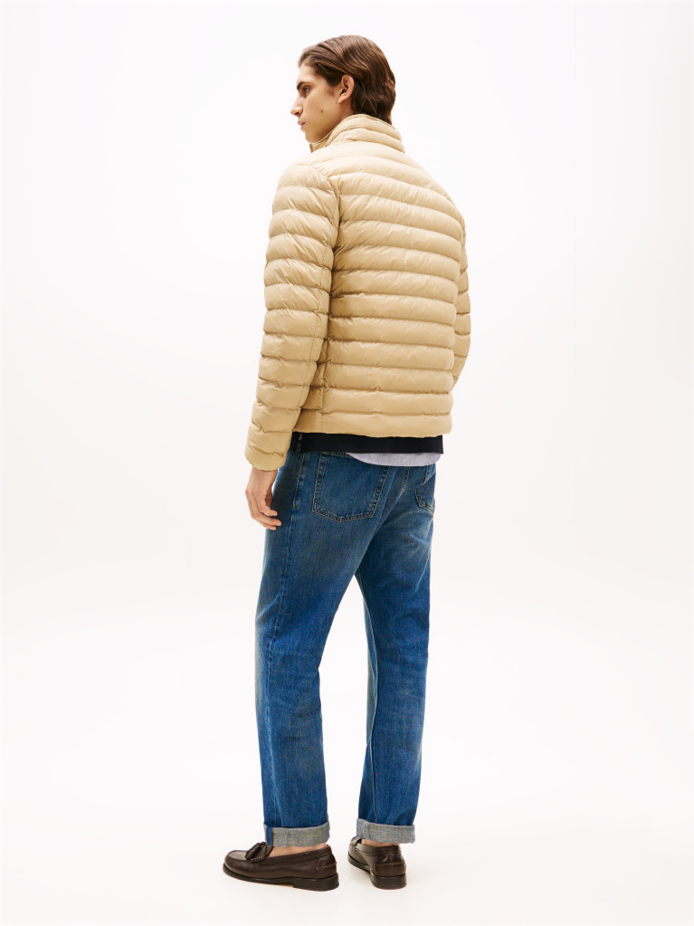 Beige Packable Recycled Jacket  Men