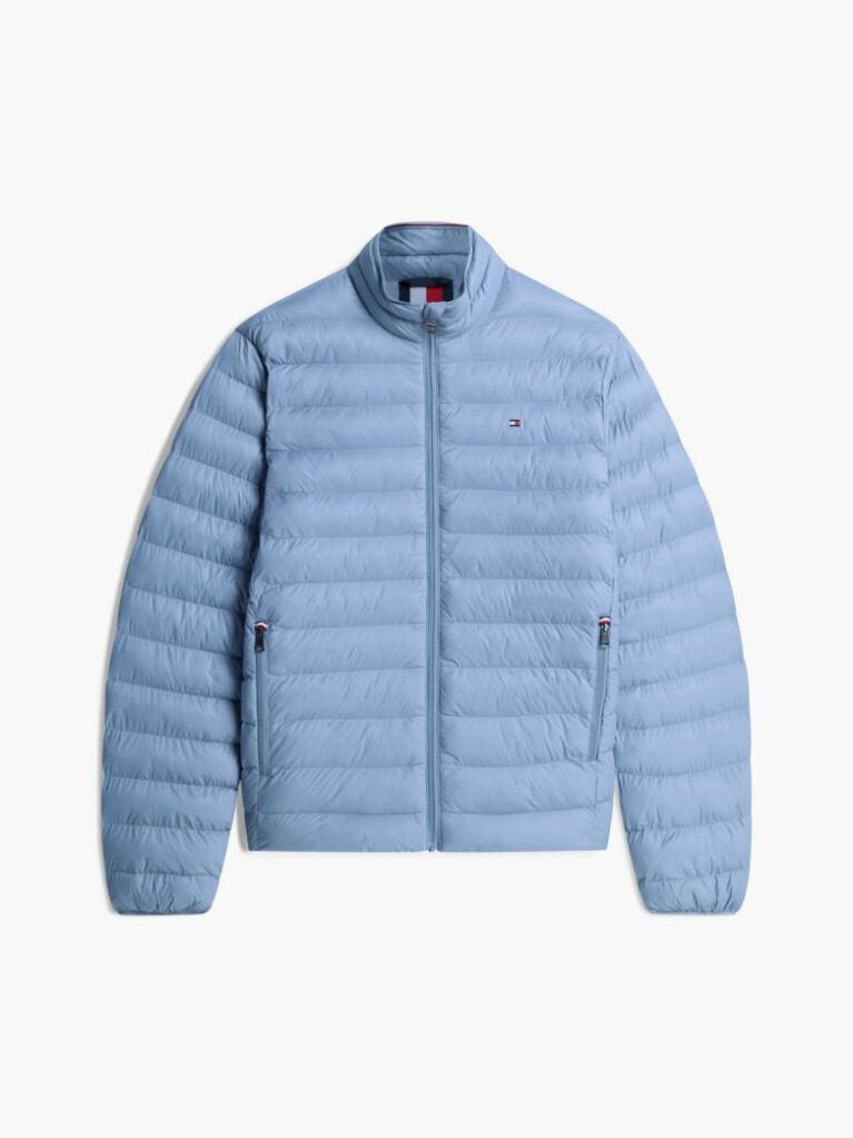 Blue Packable Recycled Jacket  Men