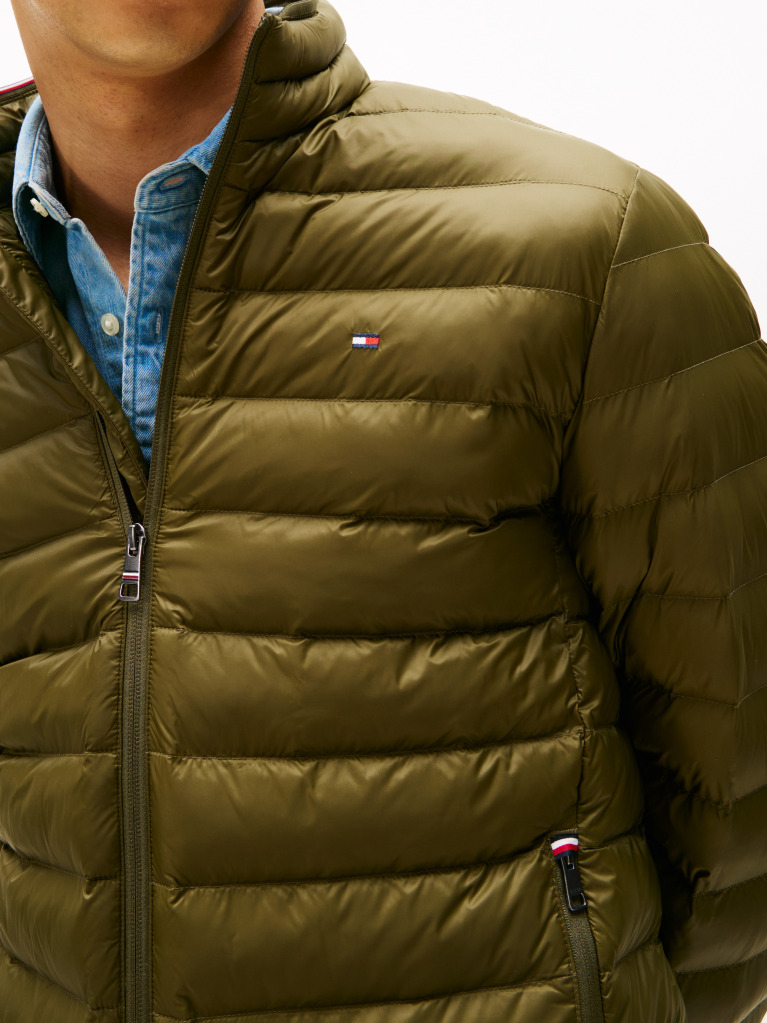 Green Packable Recycled Jacket  Men