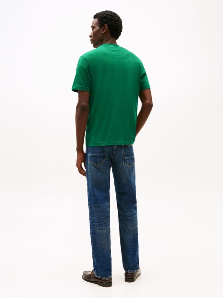 Green Logo Crew Neck T-Shirt  Men