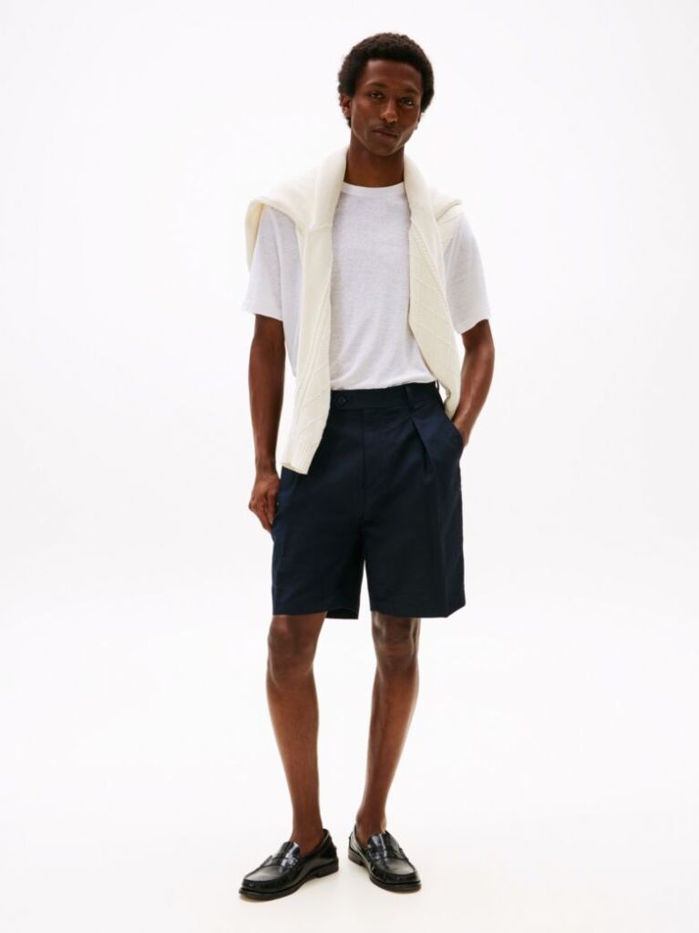 White Linen T-Shirt  Men