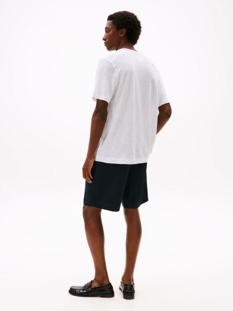 White Linen T-Shirt  Men