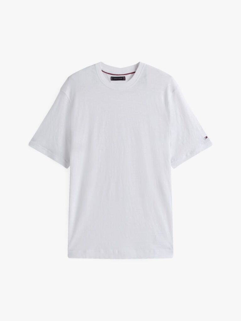 White Linen T-Shirt  Men