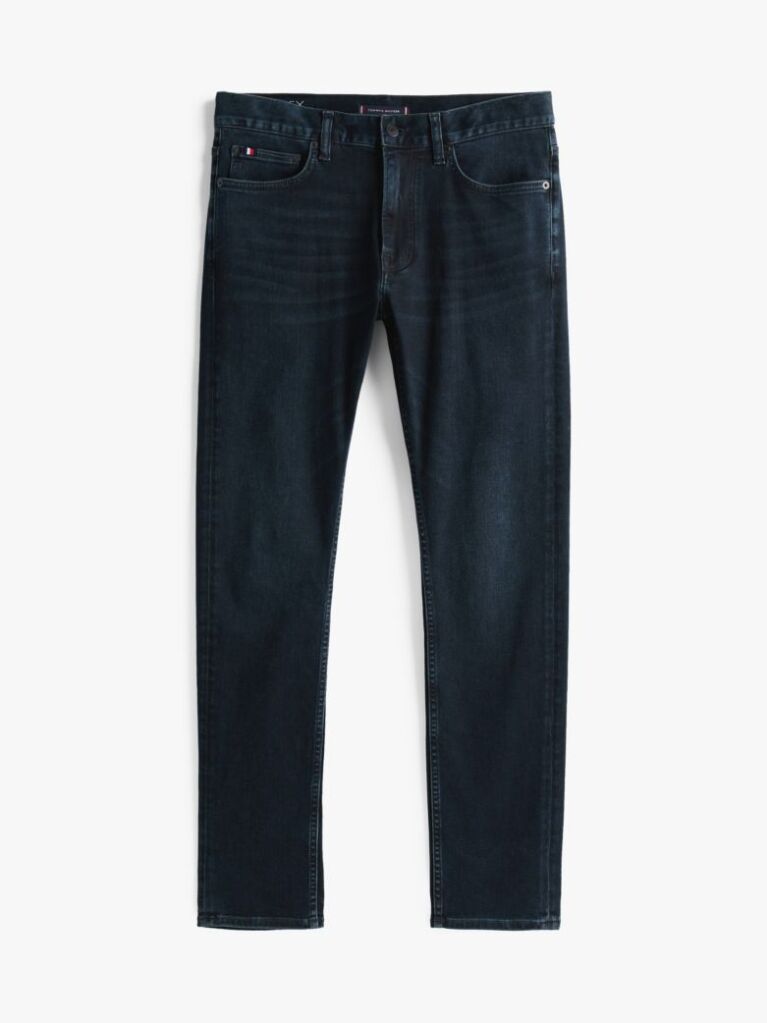 Blue Denton Straight Fit Jeans  Men