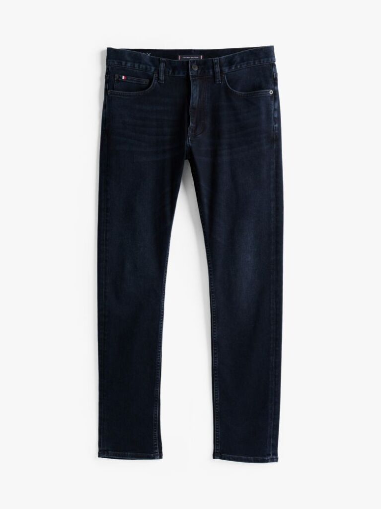 Blue Denton Straight Fit Jeans  Men