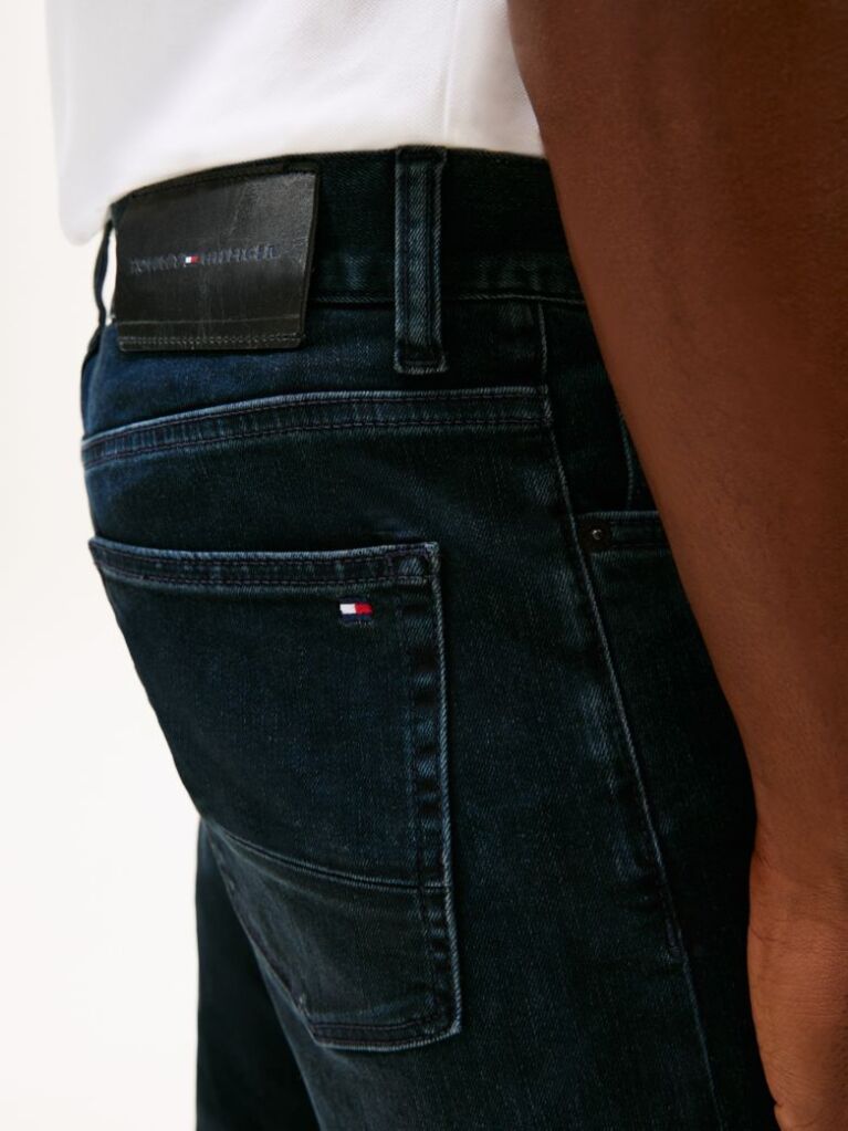 Blue Denton Straight Fit Jeans  Men
