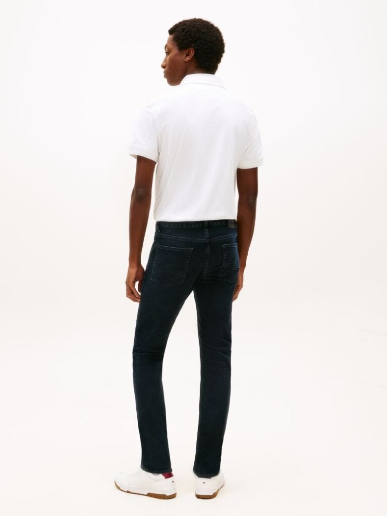 Blue Denton Straight Fit Jeans  Men