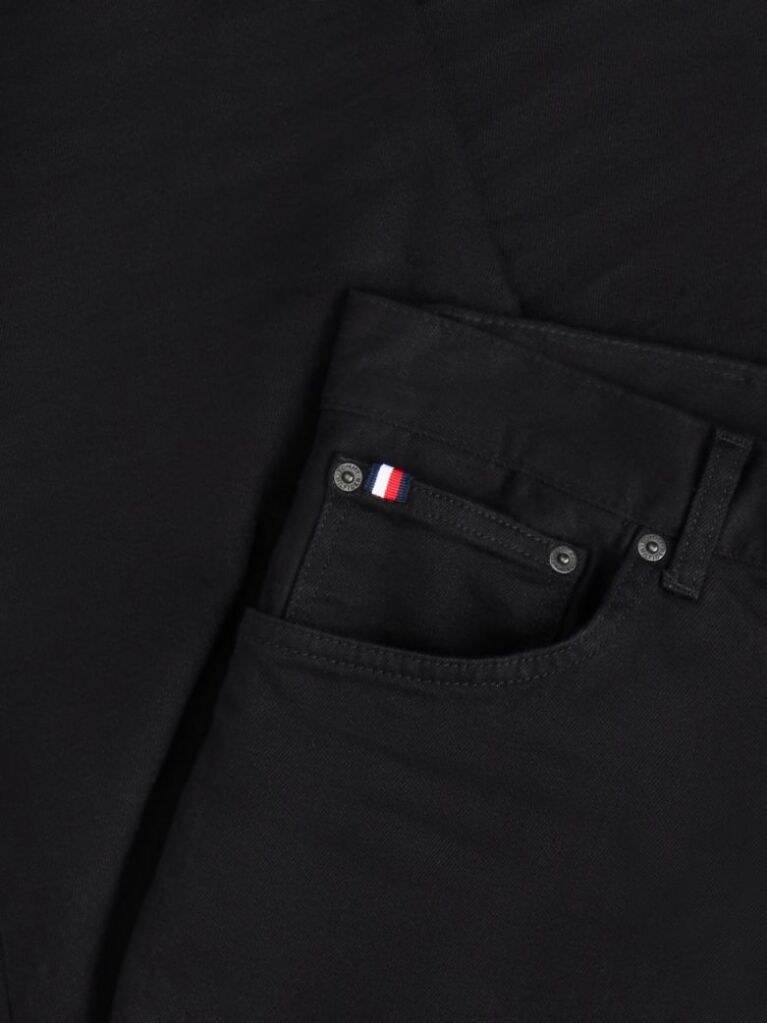 Black Harlem Regular Tapered Black Jeans  Men