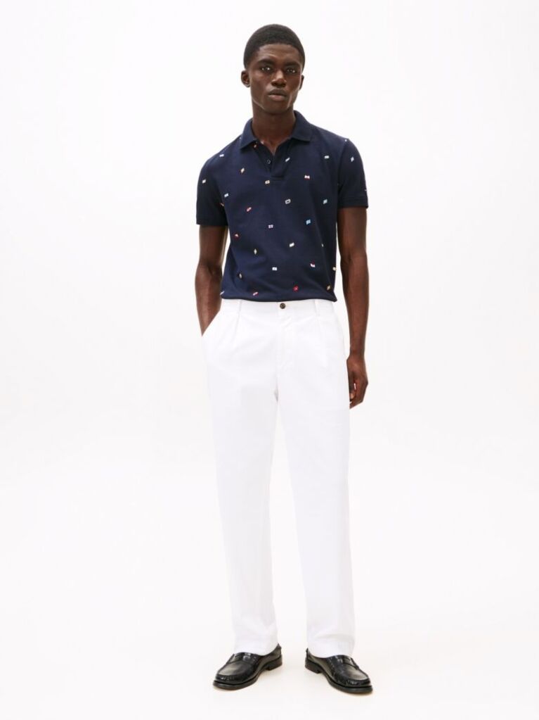 Blue Regular Fit Polo Shirt  Men