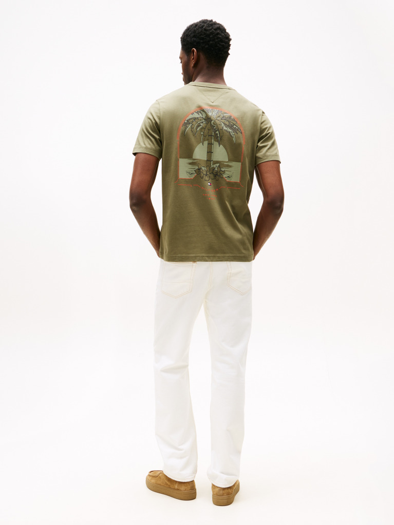 Πράσινο T-Shirt Με Σχέδιο  Άνδρες
