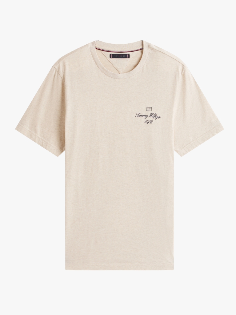 Μπεζ T-Shirt Με Λογότυπο NYC  Άνδρες