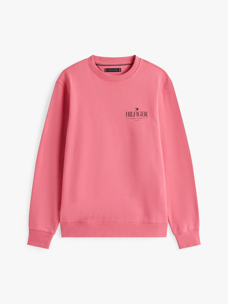 Pink Logo Crew Neck Sweatshirt  Men