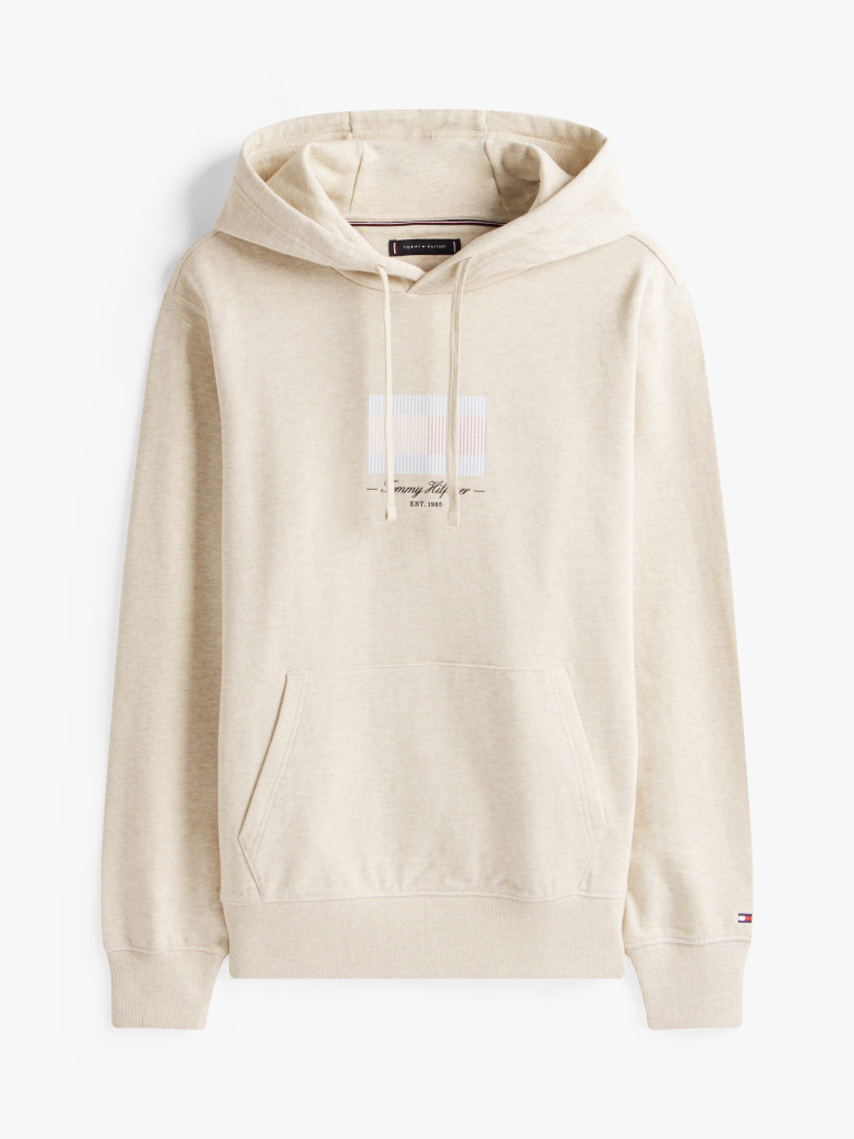 Beige Ithaca Flag Hoodie  Men