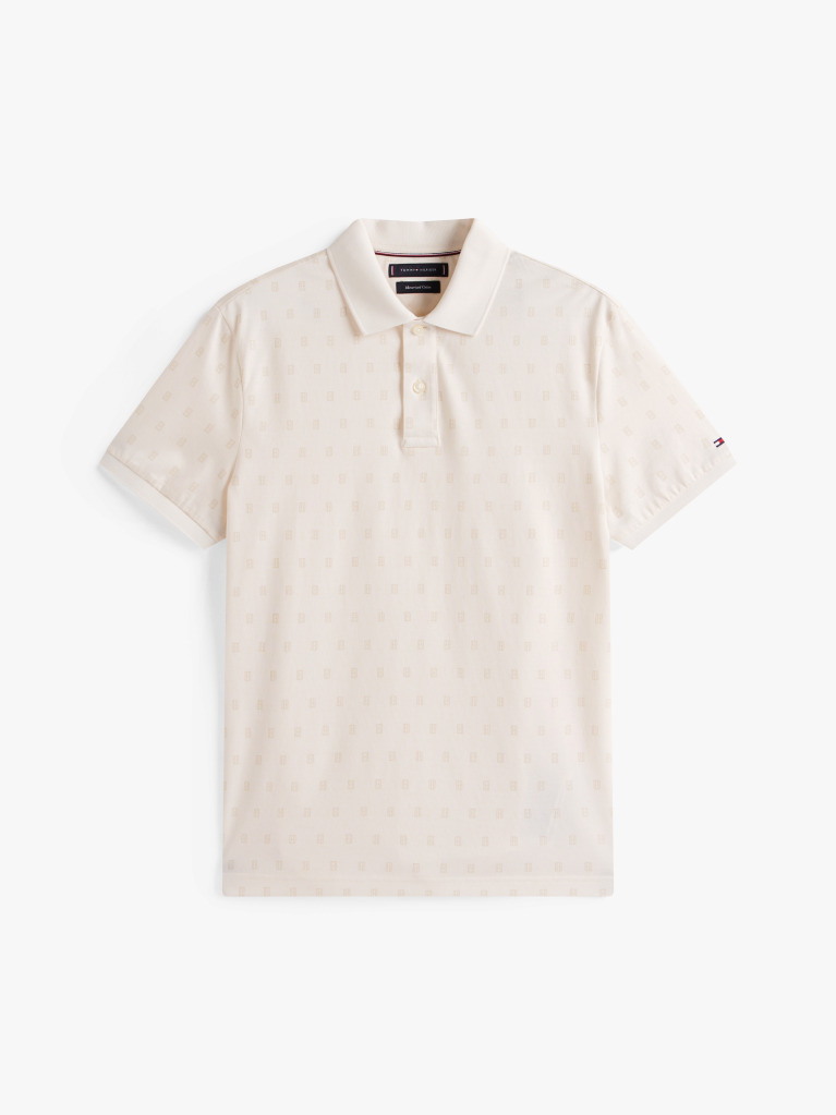 Beige Interlock Regular Polo Shirt  Men