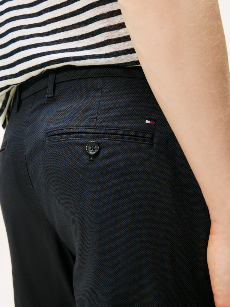 Μπλε Bleecker Chino Παντελόνι Με Micro Λογότυπο Σε Slim Γραμμή  Άνδρες