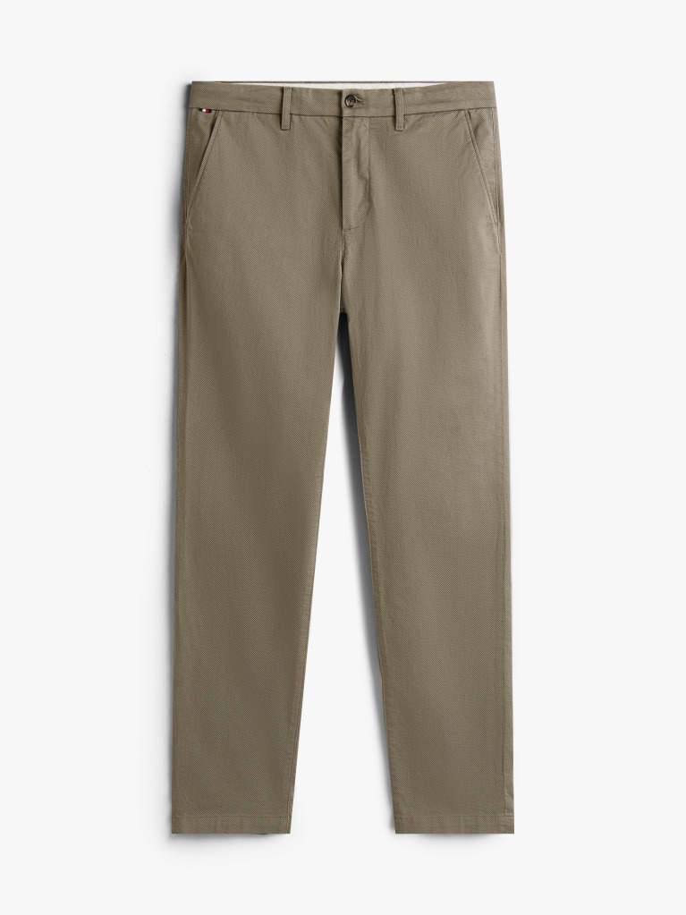 Γκρι Bleecker Chino Παντελόνι Με Micro Λογότυπο Σε Slim Γραμμή  Άνδρες