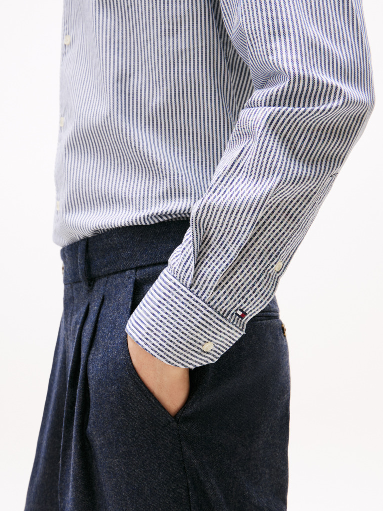 Multi Smart Casual Πουκάμισο Oxford Σε Γραμμή Slim  Άνδρες