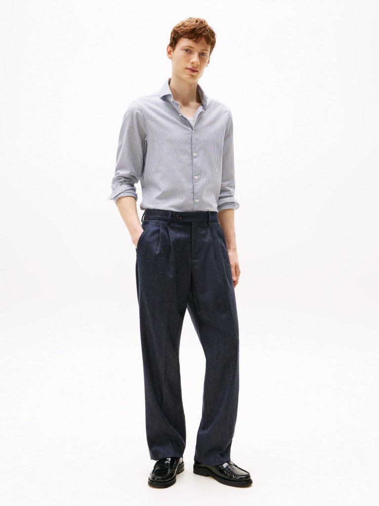 Multi Smart Casual Πουκάμισο Oxford Σε Γραμμή Slim  Άνδρες