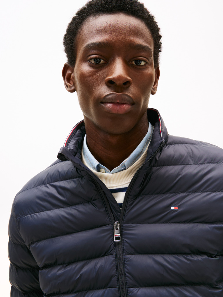Blue Recycled Packable Jacket  Men
