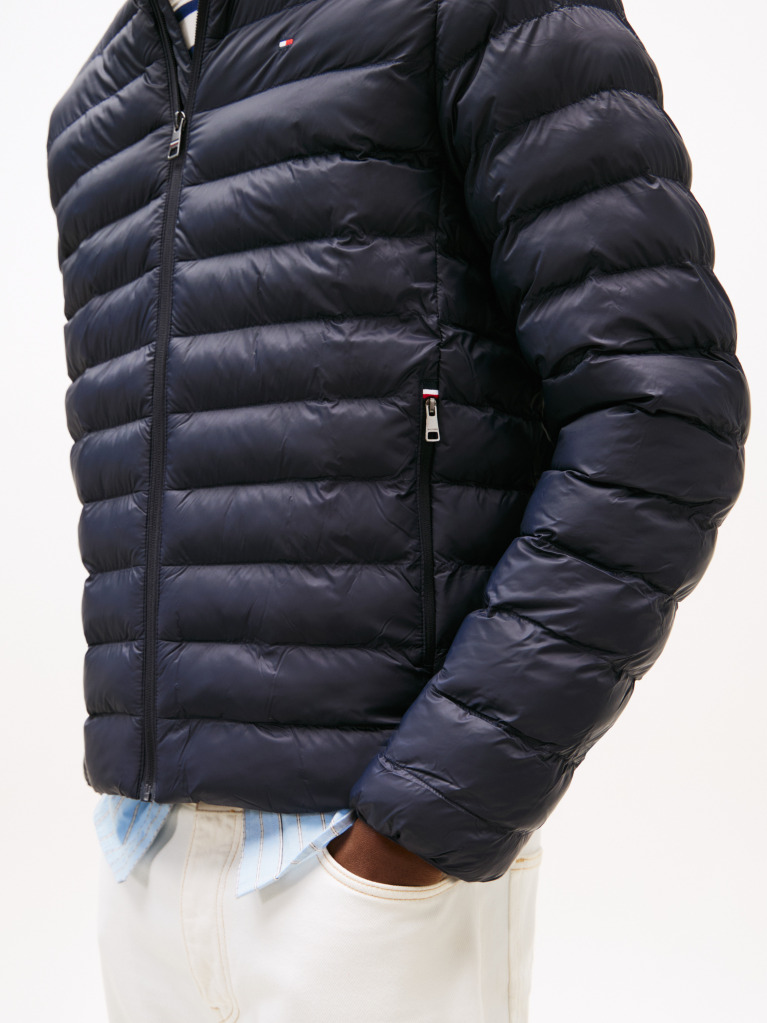 Blue Recycled Packable Jacket  Men