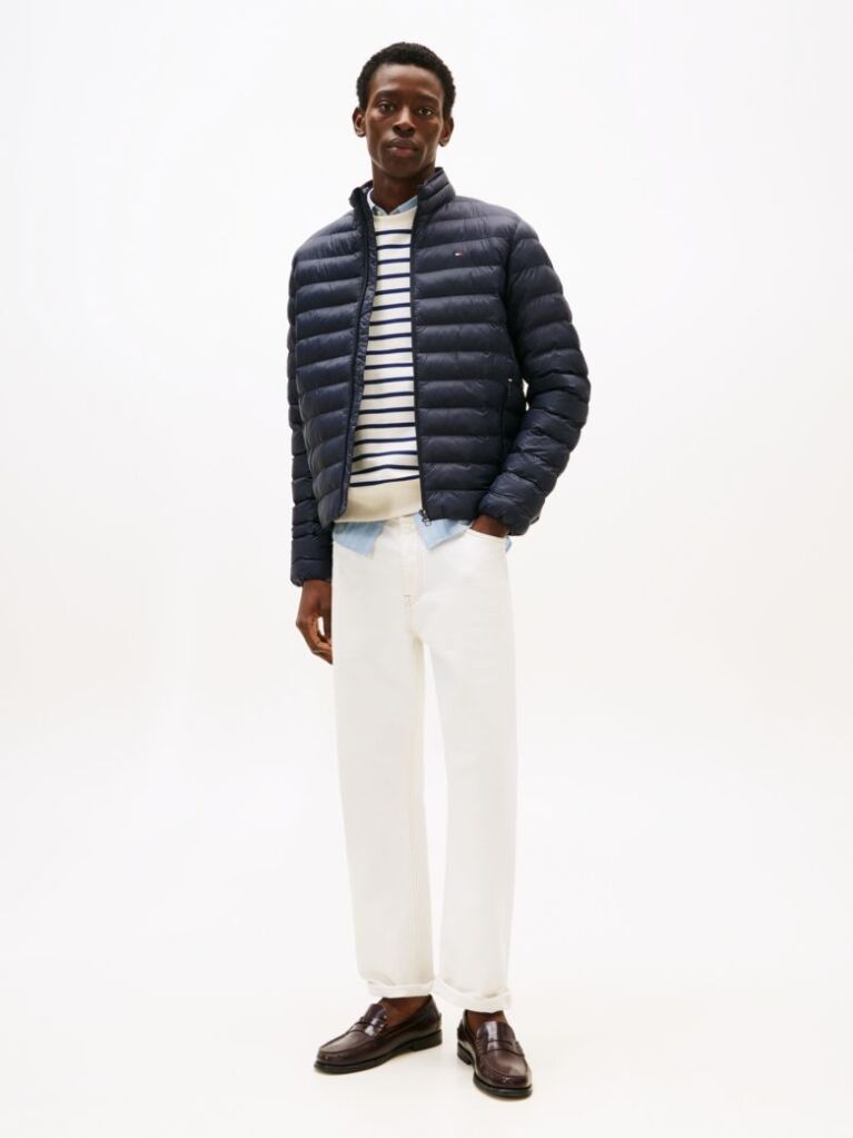 Blue Recycled Packable Jacket  Men