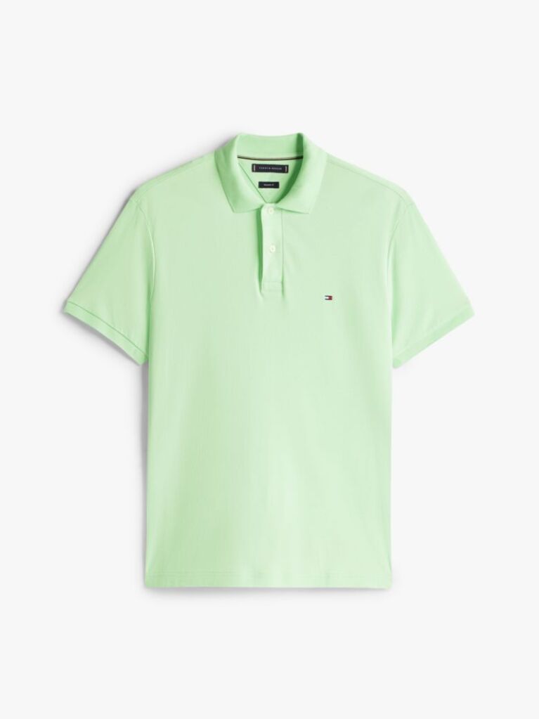 Green Regular Fit Polo Shirt  Men