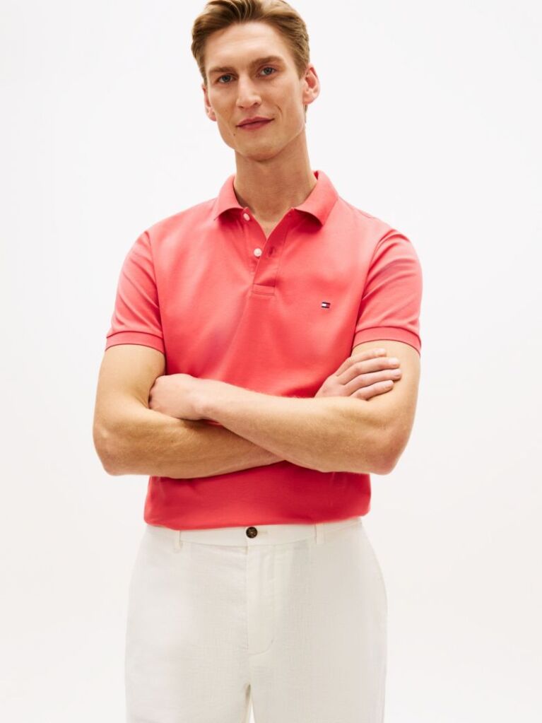 Red Regular Fit Polo Shirt  Men