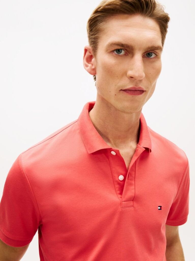 Red Regular Fit Polo Shirt  Men