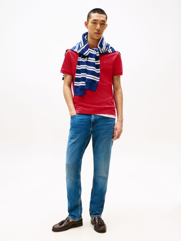 Red Regular Fit Polo Shirt  Men
