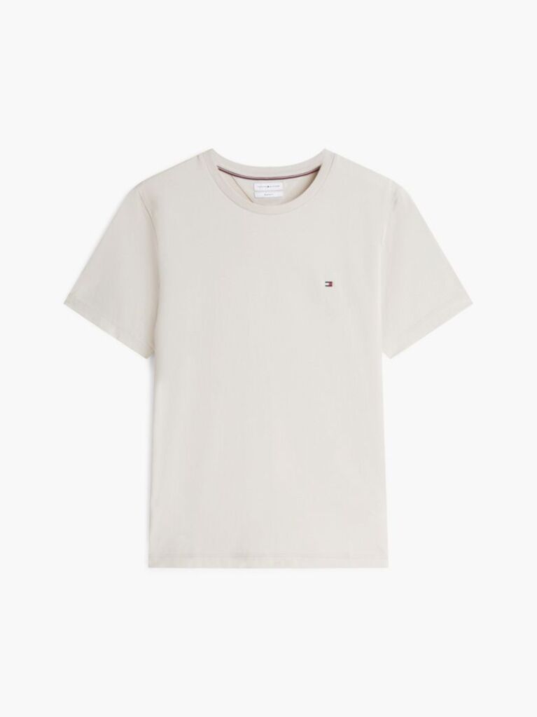 Μπεζ T-Shirt Με Κεντητή Σημαία  Άνδρες