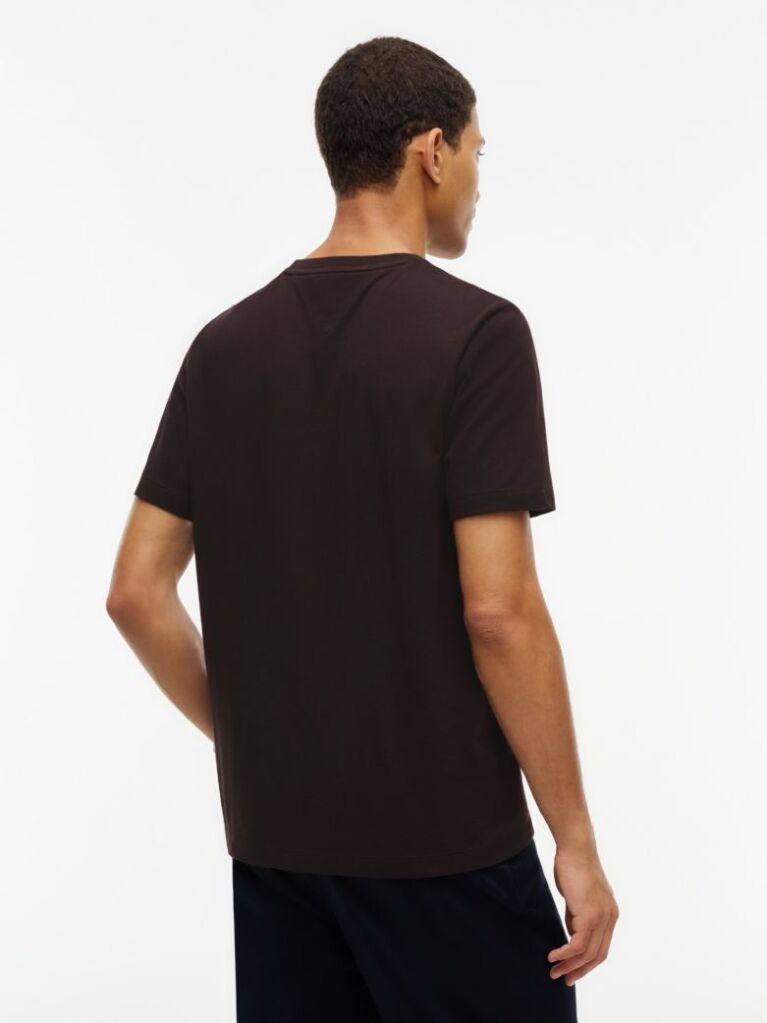 Brown Flag Embroidery T-Shirt  Men