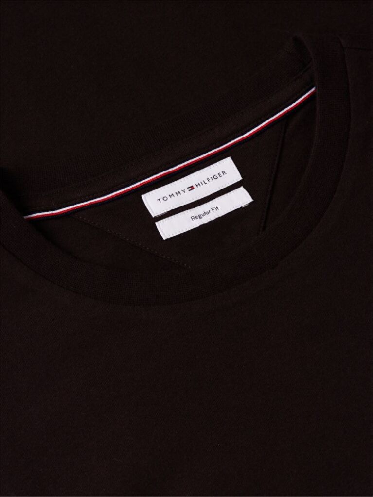 Brown Flag Embroidery T-Shirt  Men