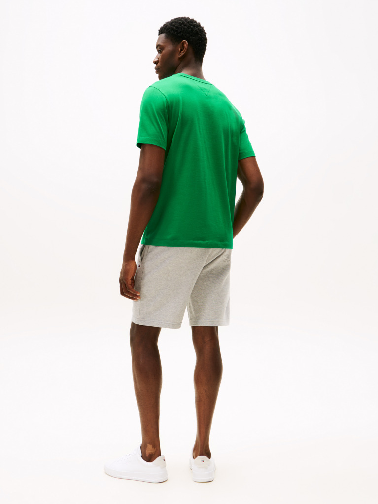 Green Flag Embroidery T-Shirt  Men