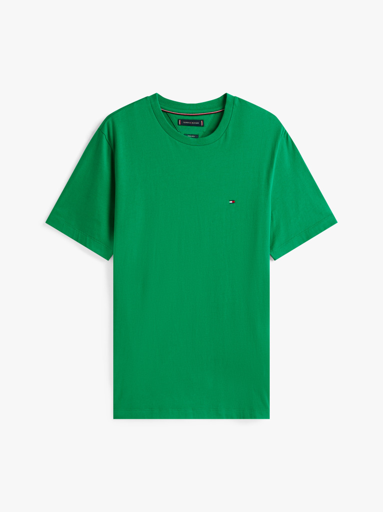 Green Flag Embroidery T-Shirt  Men