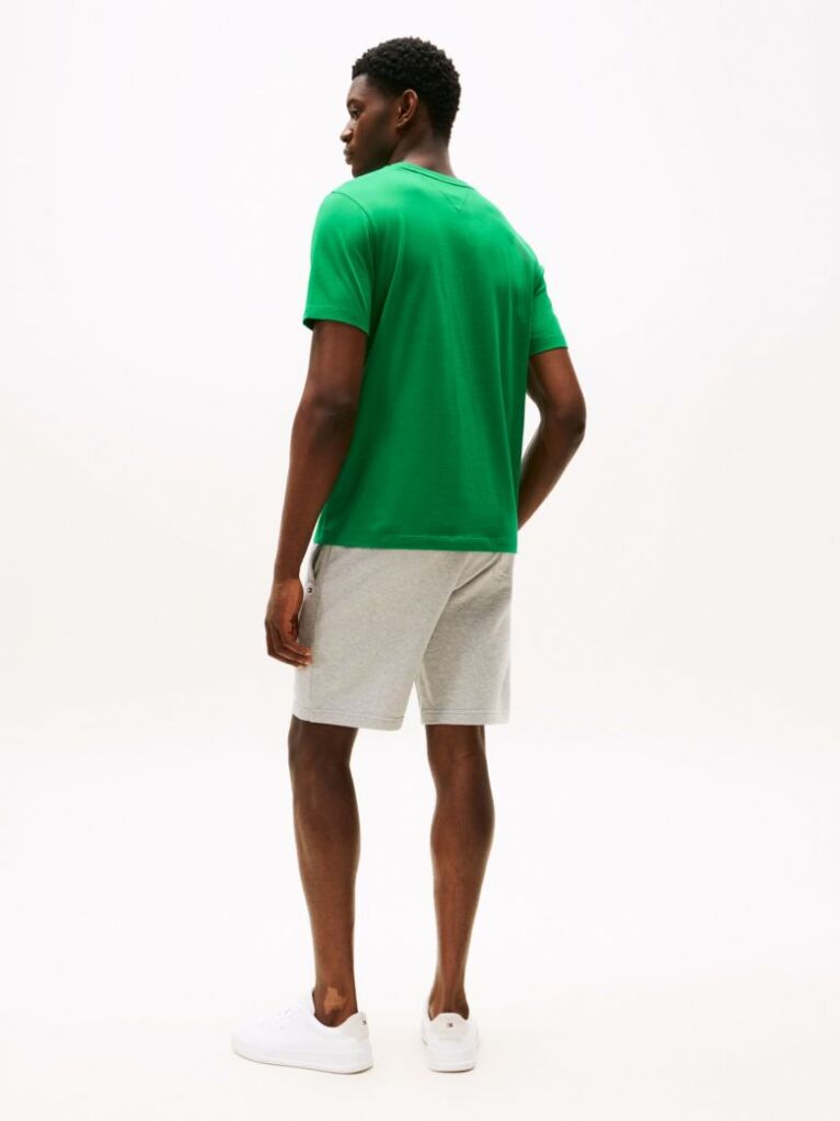 Green Flag Embroidery T-Shirt  Men