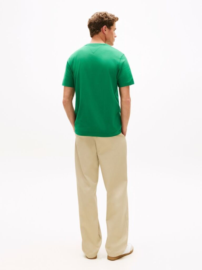 Green Flag Embroidery T-Shirt  Men