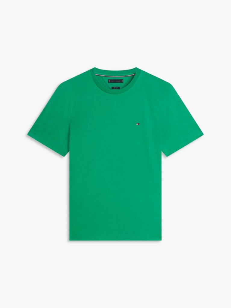 Green Flag Embroidery T-Shirt  Men