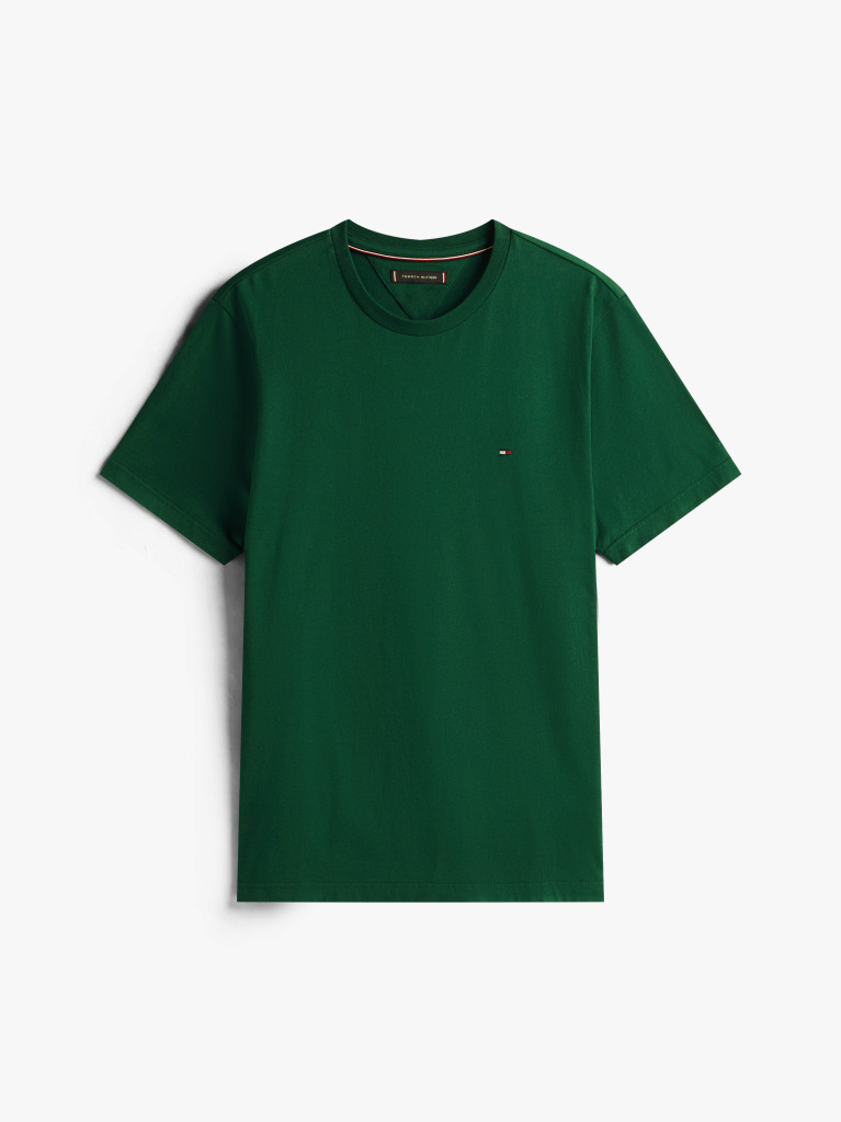 Green Flag Embroidery T-Shirt  Men