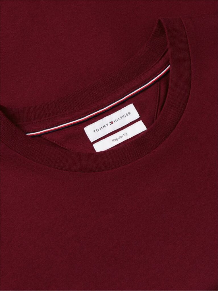 Κόκκινο T-Shirt Με Κεντητή Σημαία  Άνδρες