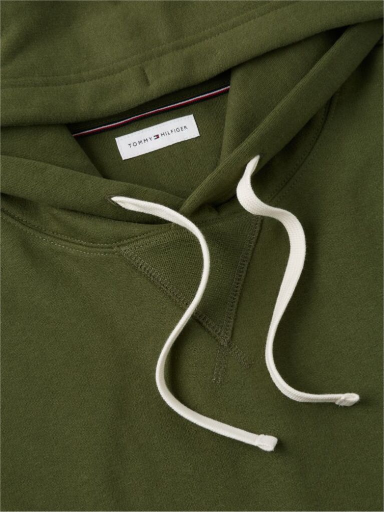Πράσινο Fleece Hoody Με Κεντητή Σημαία  Άνδρες