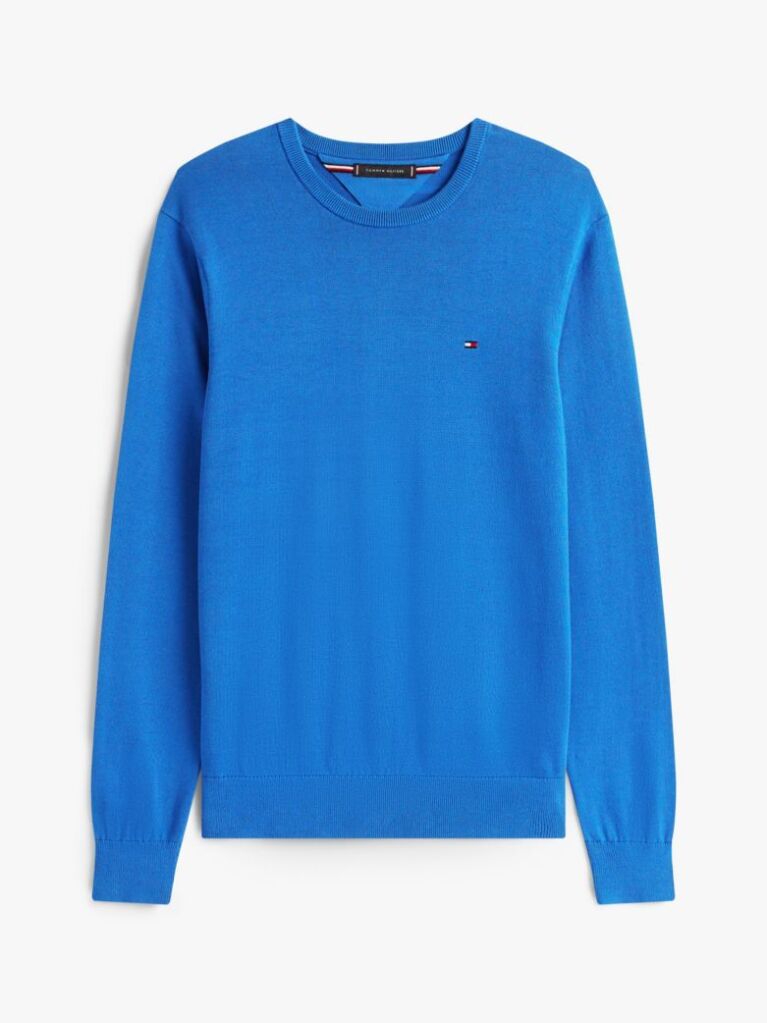 Blue Flag Embroidery Jumper  Men
