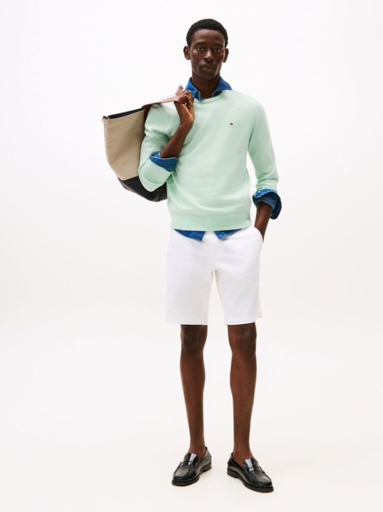 Green Flag Embroidery Jumper  Men