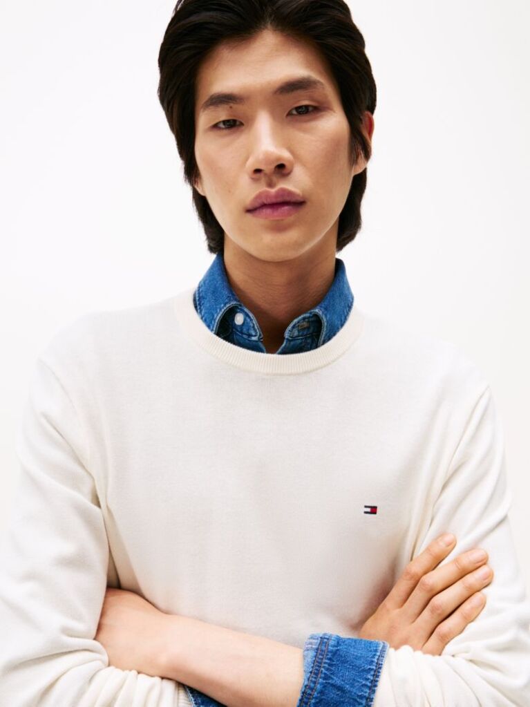 White Flag Embroidery Jumper  Men